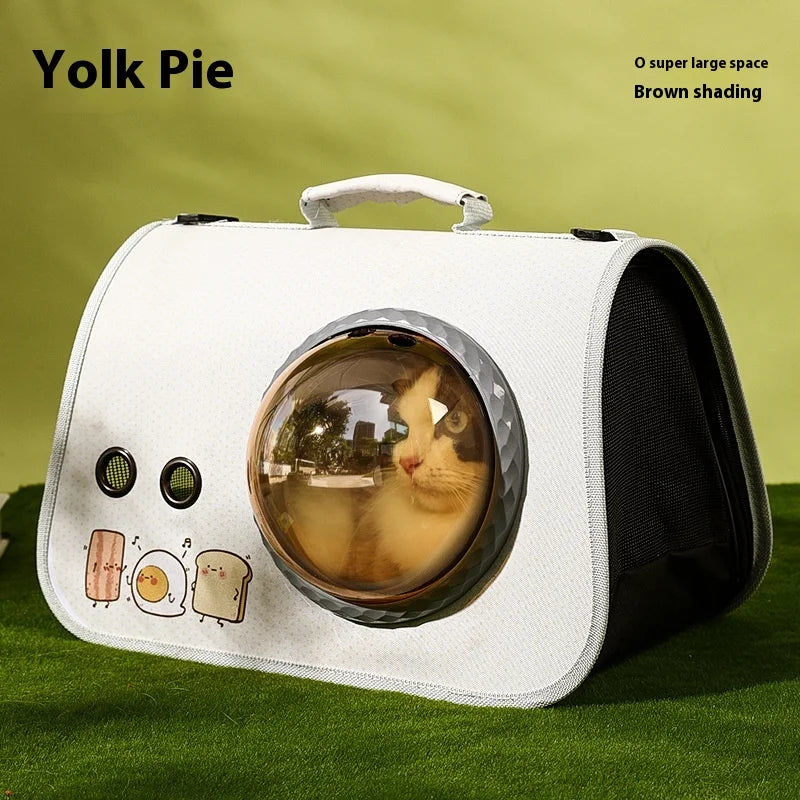 Luxury Bubble Pet Carrier for Small Dogs & Cats