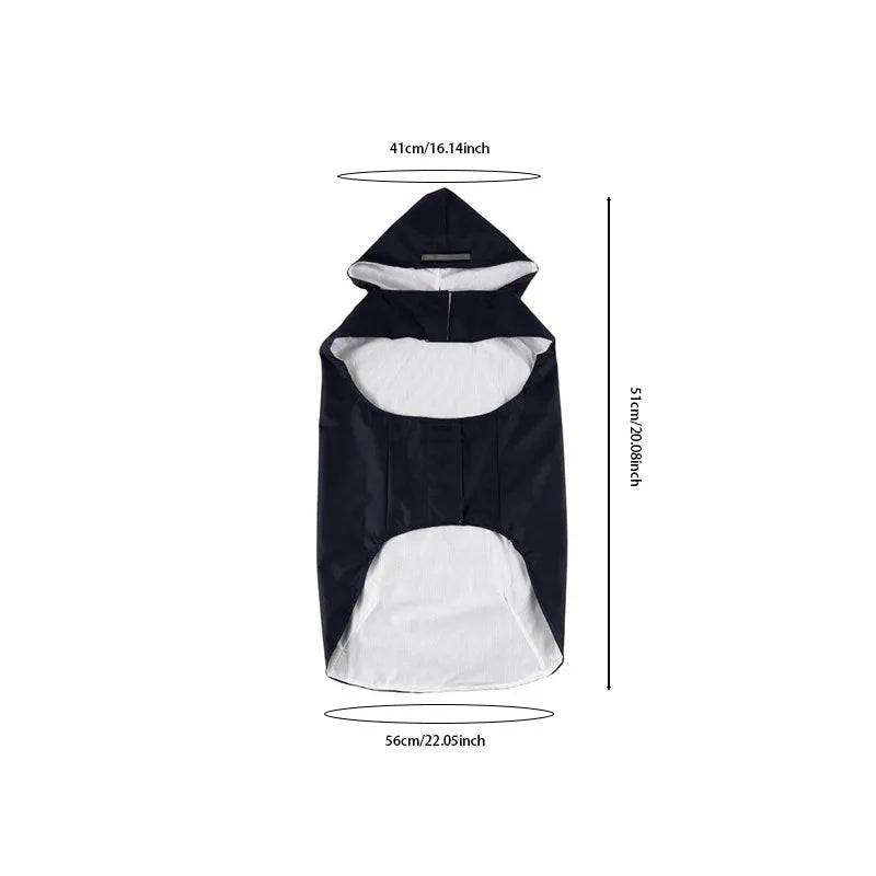 RainShield™ Waterproof Dog Raincoat – Reflective Hooded Rain Jacket for Small, Medium & Large Dogs
