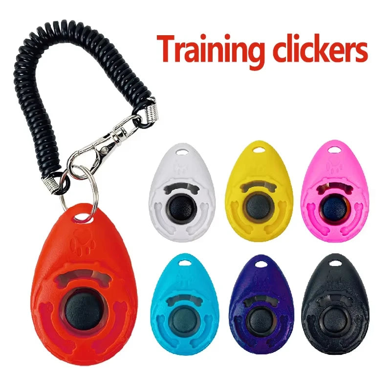 Pet Training Clicker with Wrist Strap – Dog & Cat Behavior Training Tool