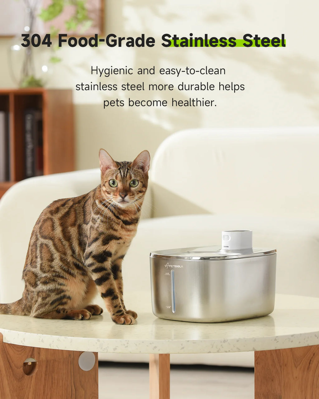 Wireless 4L Automatic Pet Water Fountain for Cats & Dogs