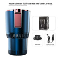 Car Smart Hot & Cold Cup Holder – Electric Beverage Warmer & Cooler for Travel, Coffee, Soda & Drinks | Auto 12V Plug-in