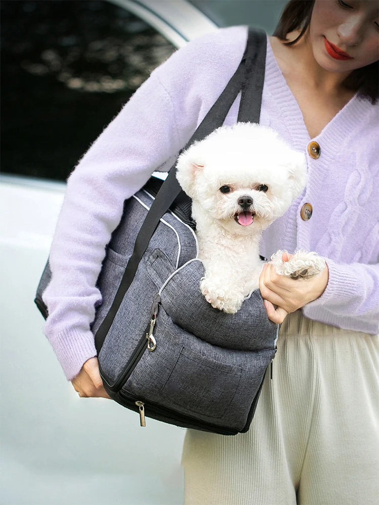 Premium Pet Car Booster Seat – Portable Travel Bed & Safety Carrier for Small Dogs & Cats